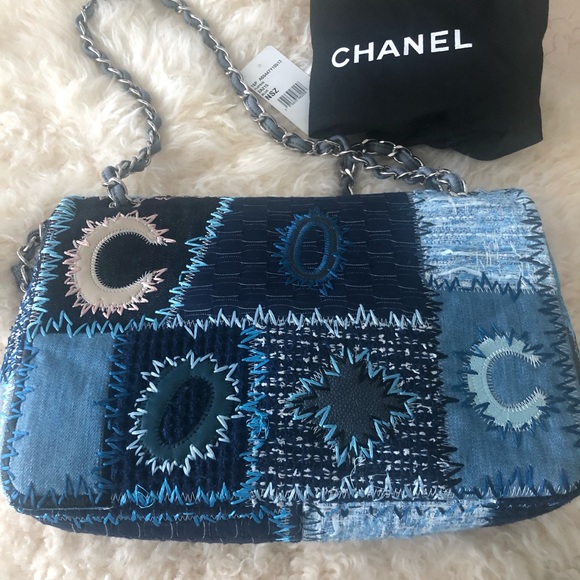 SOLDChanel 15P flap bag stitched Mint collector pc - Picture 3 of 13